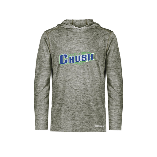 [FOLHCGGY-AS-LOGO1] Decker Men's Charge Hoodie (Adult S, Gray, Logo 1)