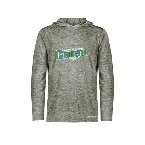 [FOLHCGGY-YS-LOGO2] Decker Youth Charge Hoodie (Youth S, Gray, Logo 2)