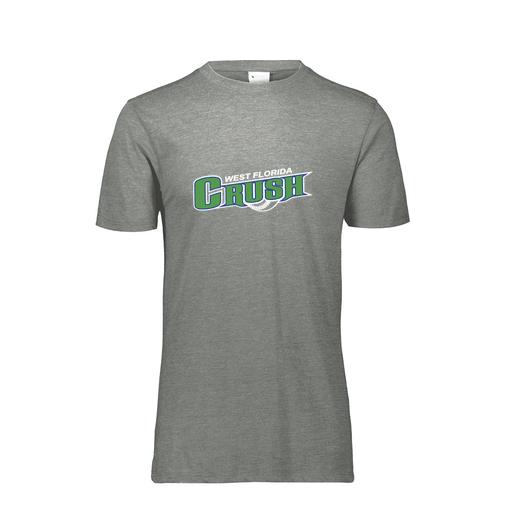 [FTSCUBGY-YS-LOGO2] Decker Youth Tri-Blend T-Shirt - Short Sleeve (Youth S, Gray, Logo 2)